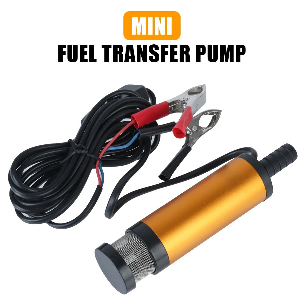 Water Pump Submersible Mini - Car Electric Oil Pump Aluminum Alloy