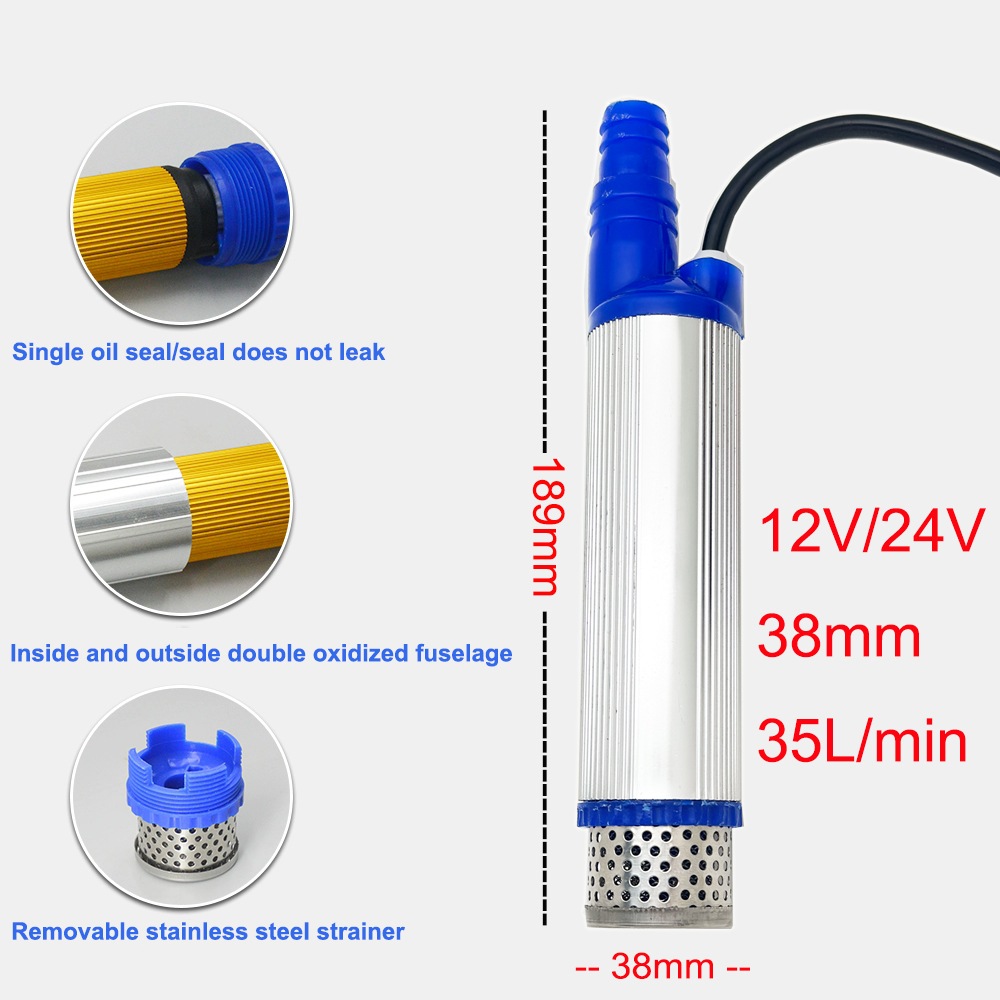 Electric Car Pump 38mm Portabl - Water Pump Submersible Mini review and price