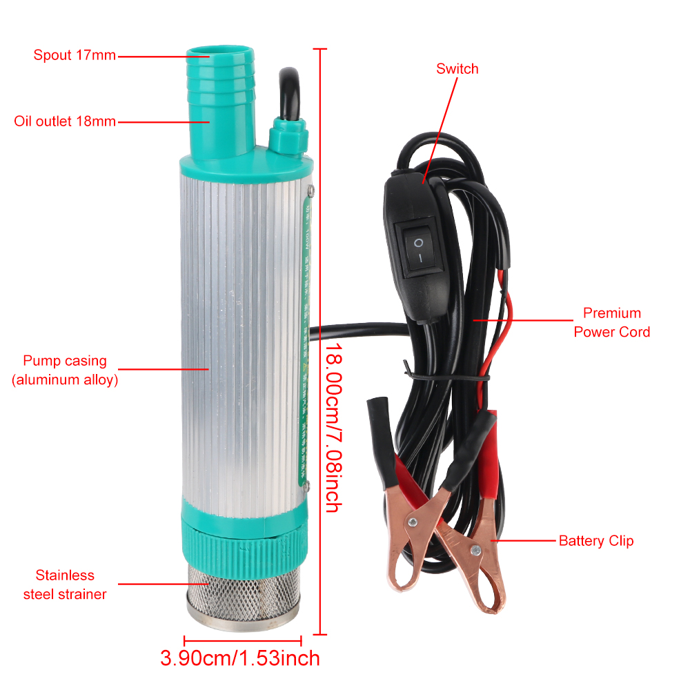 30L/min Mini For Pumping Diese - Water Pump Submersible Mini review and price